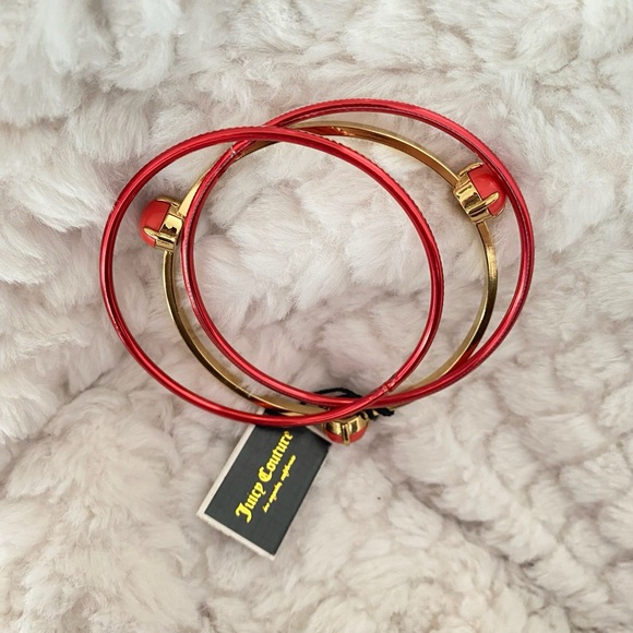 Juicy Couture Gold Tone 3-pieces Bangle  Bracelet NWT - Picture 10 of 11
